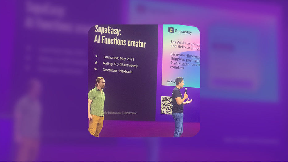 SupaEasy wins Shoptank at Shopify Edition 25