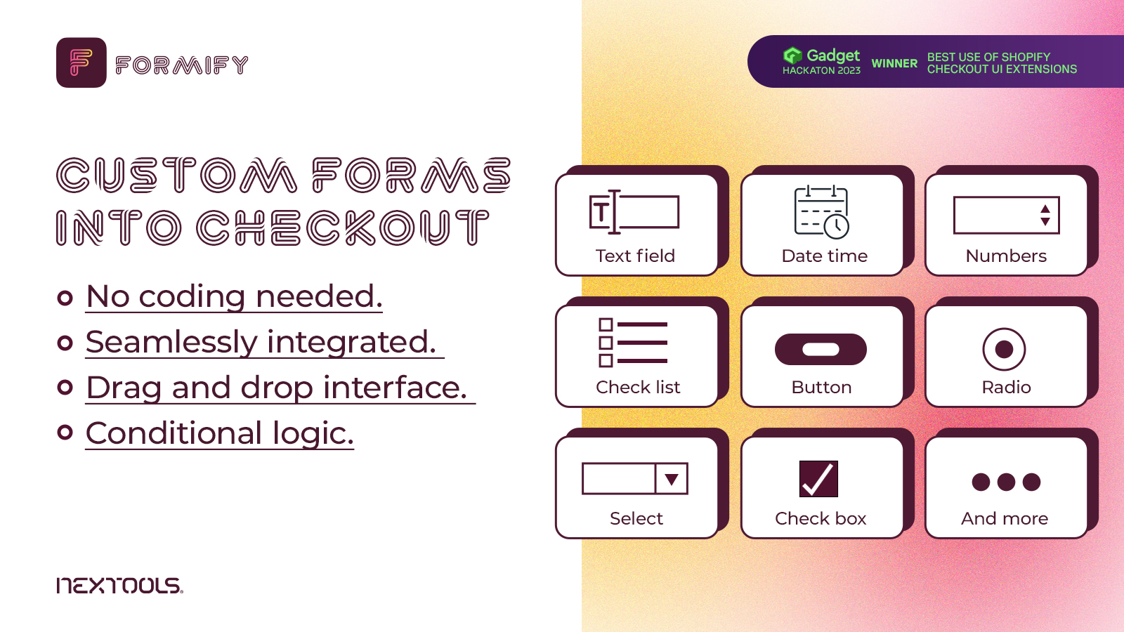 formify shopify custom checkout forms