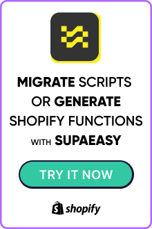 Migrate script to shopify Functions