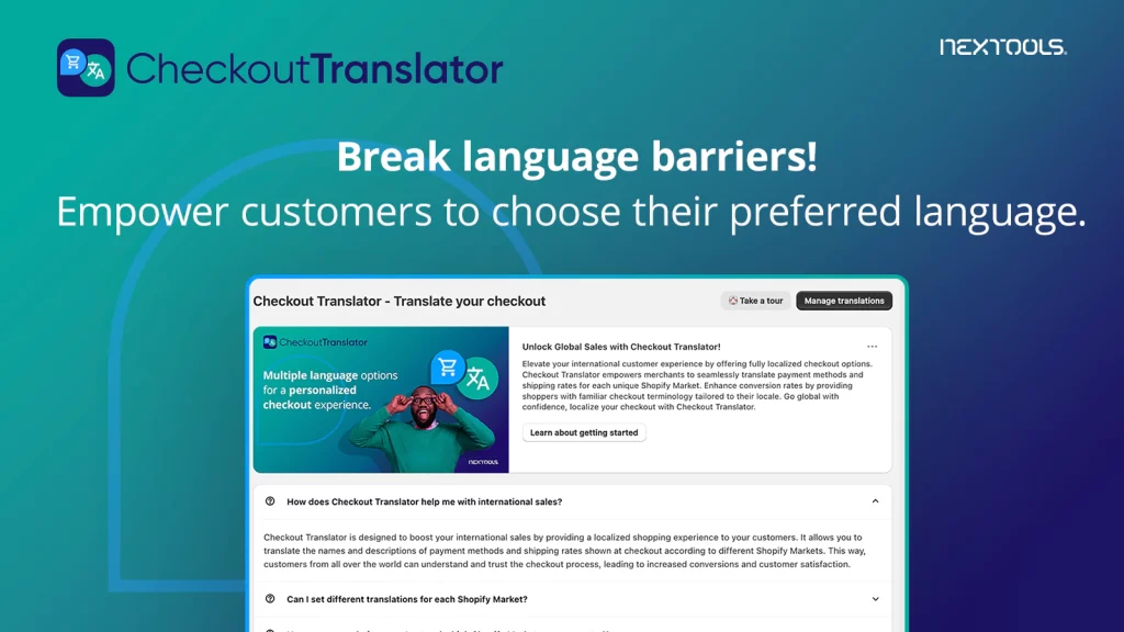 Translate Checkout Delivery & Payment Options: CartLingo